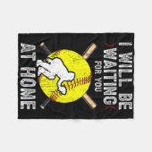 Couverture Polaire Waiting For You Girls Softll Catcher Softll Player (Devant (Horizontal))