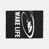 Couverture Polaire Wake Life Wake Surfing And Wakeboarding  (Devant (Horizontal))