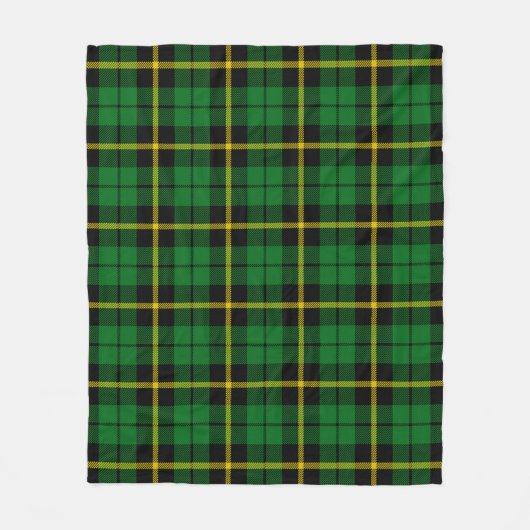 Couverture Polaire Wallace Green Plaid (Devant)