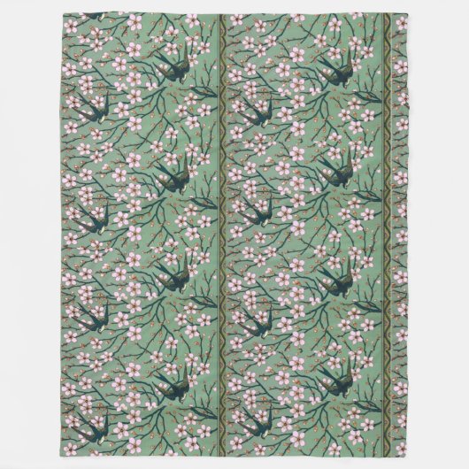 Couverture Polaire Walter Crane Swallows and Almonds (Devant)