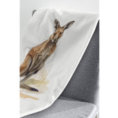 Couverture Polaire Wanderer extérieur, aquarelle Kangaroo