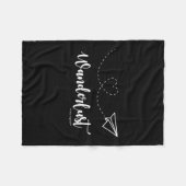 Couverture Polaire Wanderlust - Travel - Motivational Graphic Tee  (Devant (Horizontal))