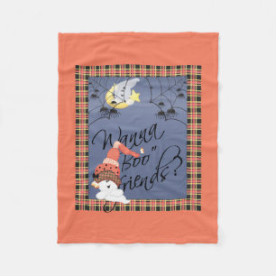 Couverture Polaire Wanna Boo Friends Halloween