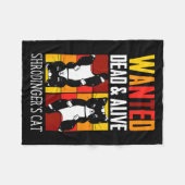 Couverture Polaire Wanted Dead And Alive Schrodinger's Cat Funny Phys (Devant (Horizontal))