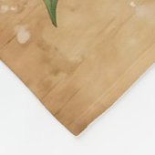 Couverture Polaire Warm lantern christmas holly pine rustic cozy (Coin)