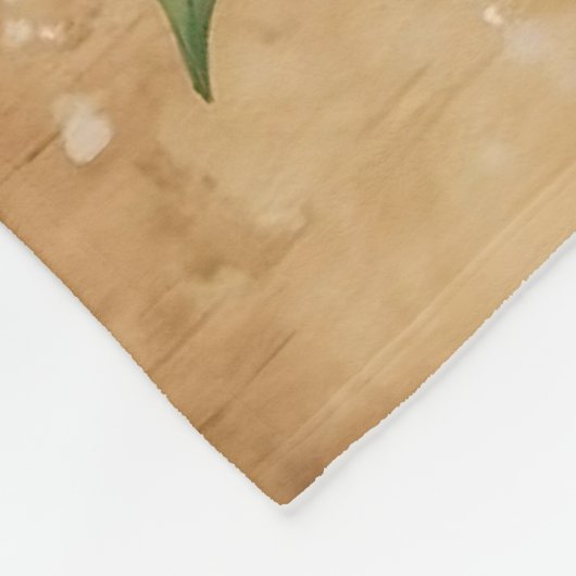 Couverture Polaire Warm lantern christmas holly pine rustic cozy  (Coin)