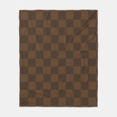 Couverture Polaire Warm Timeless Rich Brown and Dark Brown Earthy (Devant)