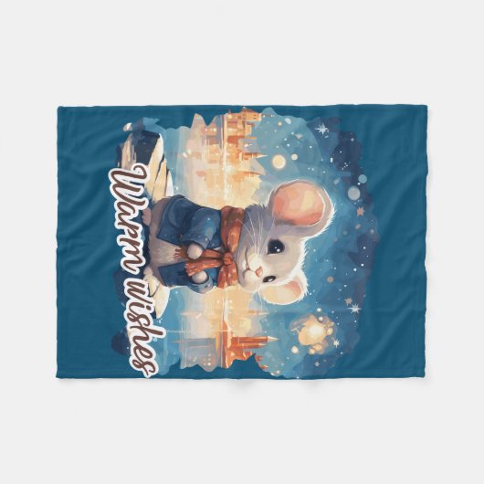 Couverture Polaire warm wishes (Devant (Horizontal))