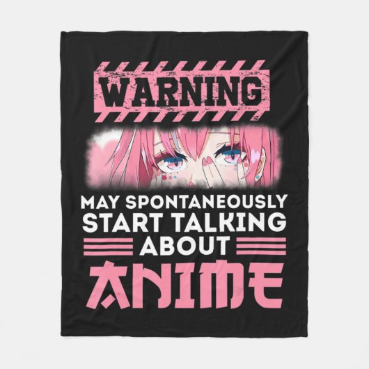 Couverture Polaire Warning May Spontaneously Start Talking About Anim (Devant)