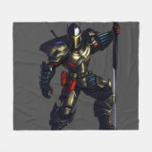 Couverture Polaire Warrior Knight Throw Blanket (Devant (Horizontal))