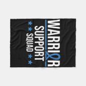 Couverture Polaire Warrior Support Squad Diabetes Awareness (Devant (Horizontal))