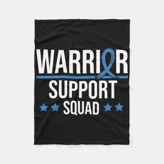 Couverture Polaire Warrior Support Squad Diabetes Awareness (Devant)
