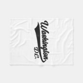 Couverture Polaire Washington Dc - Athletic_throwback Design - Clic  (Devant (Horizontal))
