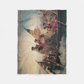 Couverture Polaire Washington Traverser le Delaware par Emanuel Leutz (Devant)