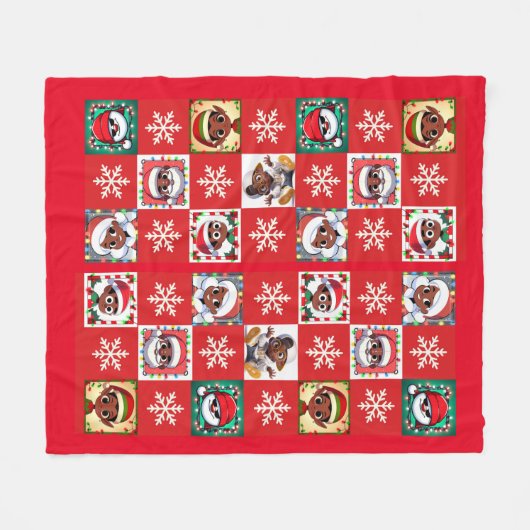 Couverture Polaire Wassup Saint Nick, Are U Real Blanket (Devant (Horizontal))
