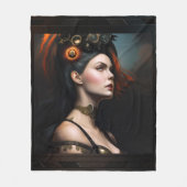 Couverture Polaire Watcher Of The Storm Steampunk Beauté par Xzendor7 (Devant)