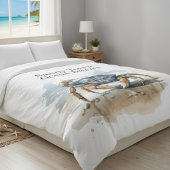 Couverture Polaire Watercolor Beach Crab, personnalisé