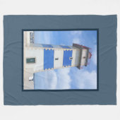 Couverture Polaire Watercolor lighthouse (Devant (Horizontal))