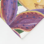 Couverture Polaire WAtercolor sans couture motif tropical avec exotiq (Coin)