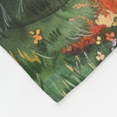 Couverture Polaire Watercolor Summer Mountain (Coin)