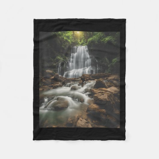 Couverture Polaire Waterfall Style Life_ Pastel Falls And Nature Call (Devant)