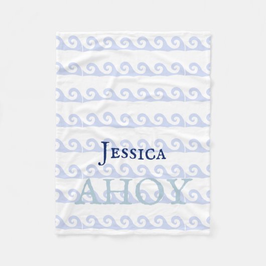 Couverture Polaire Waves (Devant)