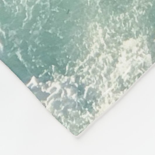 Couverture Polaire Waves Blue Green (Coin)