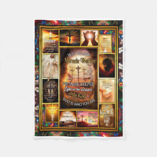 Couverture Polaire Way Maker Miracle Worker Mon Dieu