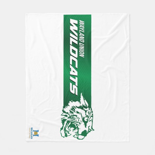 Couverture Polaire Wayland Union Wildcats #2 (Devant)