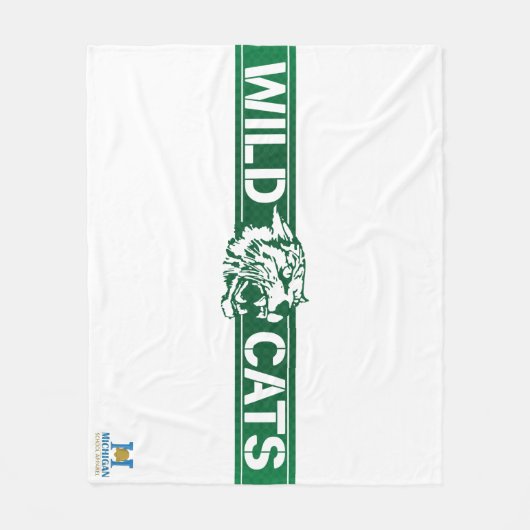 Couverture Polaire Wayland Union Wildcats #8 (Devant)