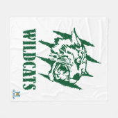 Couverture Polaire Wayland Union Wildcats #9 (Devant (Horizontal))