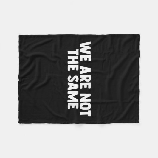 Couverture Polaire We Are Different Not Same Motivation Drive Wer  (Devant (Horizontal))