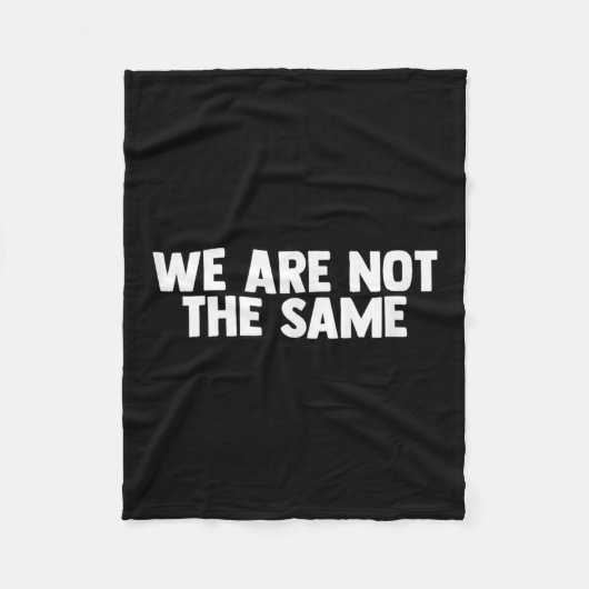 Couverture Polaire We Are Different Not Same Motivation Drive Wer  (Devant)