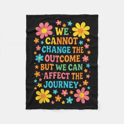 Couverture Polaire We Cannot Change The Outcome - Hosce Nurse Care (Devant)