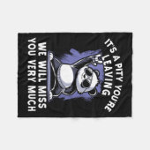 Couverture Polaire We`ll Miss You Farewell Coworker, Office Sendoff & (Devant (Horizontal))