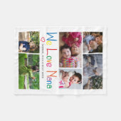 Couverture Polaire We Love Nana Photo Collage (Devant (Horizontal))