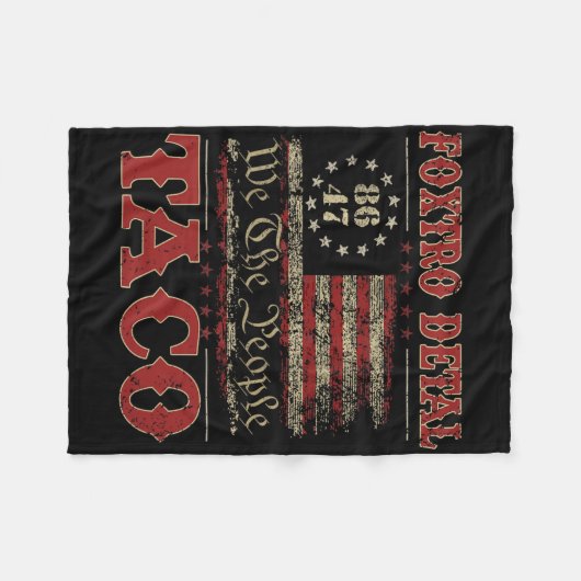 Couverture Polaire We The People Taco Foxtrot Delta Taco 2 (Devant (Horizontal))