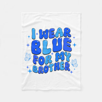 Couverture Polaire Wear Blue for Brother Autism Awareness Autism