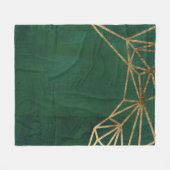 Couverture Polaire Web Gold et Green Jungle (Devant (Horizontal))