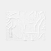 Couverture Polaire Wedding Favor Blanket (Devant (Horizontal))