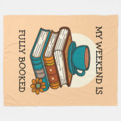 Couverture Polaire Week-end Les Amateurs De Livre Entièrement Réservé (Devant (Horizontal))