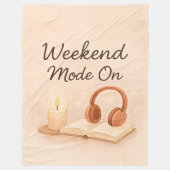 Couverture Polaire Weekend mode on Fleece Blanket (Devant)