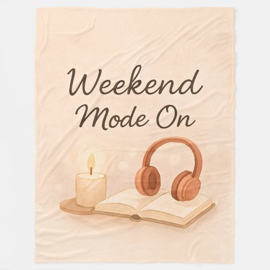 Couverture Polaire Weekend mode on Fleece Blanket (Devant)
