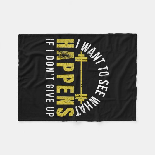 Couverture Polaire Weightlifting Bodybuilder Muscle Barbell Exercise  (Devant (Horizontal))