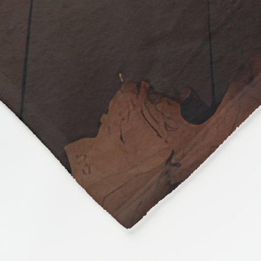 Couverture Polaire Weimaraner Citrouilles Halloween effrayant (Coin)