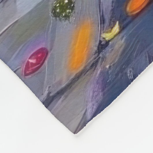 Couverture Polaire Weimaraner Trick-or-Treating en costumes d'Hallowe (Coin)