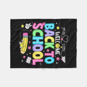 Couverture Polaire Welcome Back To School Shirts First Day Of School (Devant (Horizontal))
