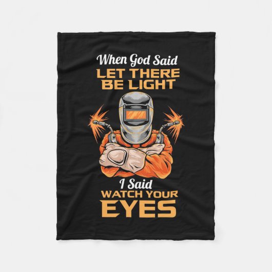 Couverture Polaire Welder Dit Regardez Vos Yeux (Devant)