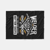 Couverture Polaire Welder Essaie De Faire Des Choses (Devant (Horizontal))