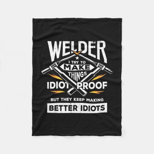 Couverture Polaire Welder Essaie De Faire Des Choses (Devant)